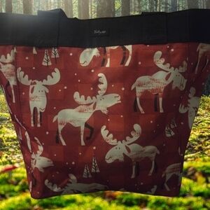 Thirty-One Red Moose Tote Bag